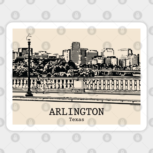 Arlington - Texas Magnet by Lakeric